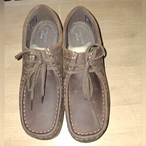 Clarks Padmora Wallabees Women  Brown Leather Shoes  Size 7.5